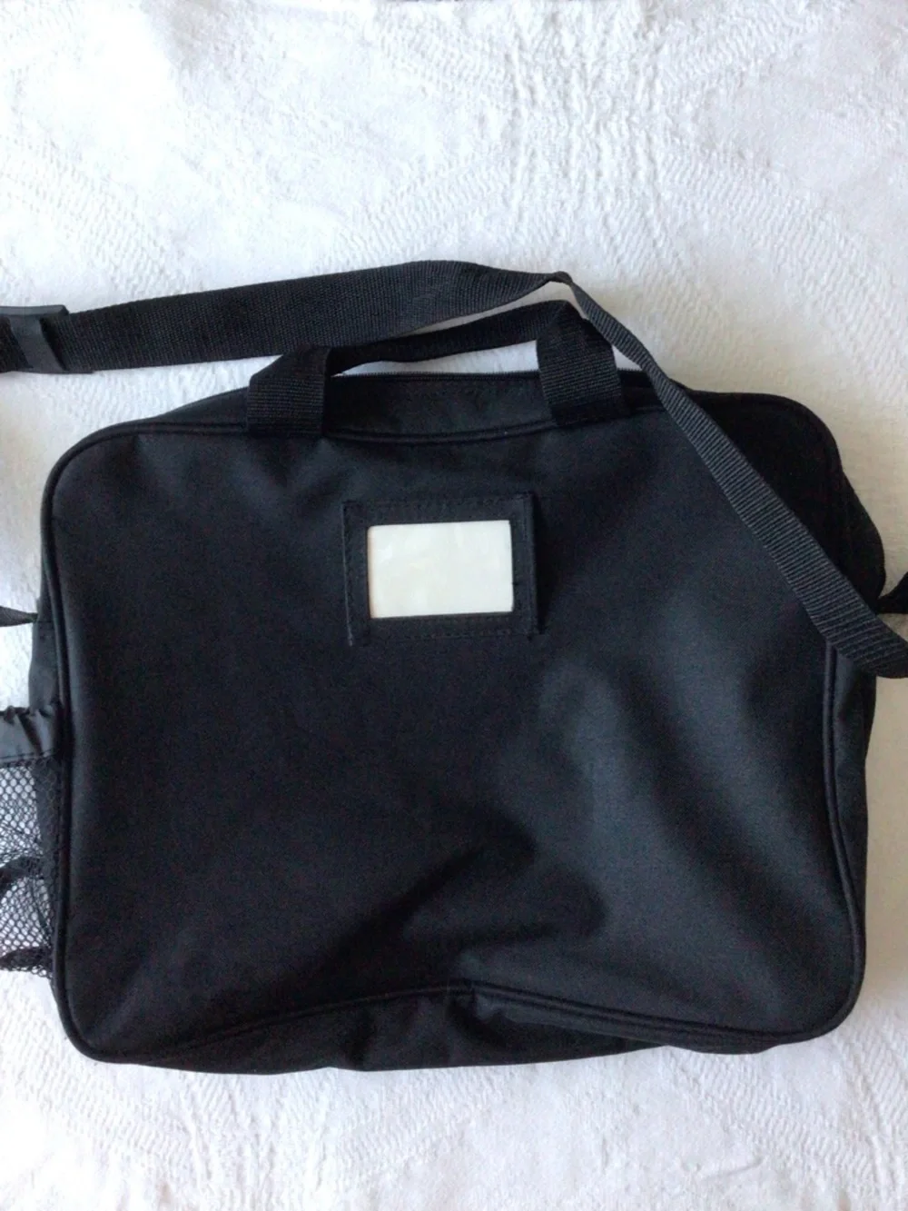 Black Laptop Bag with Adjustable Shoulder Strap